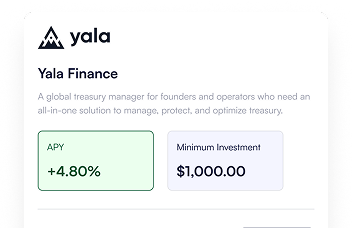 Risk-Free Yielding UI Mockup